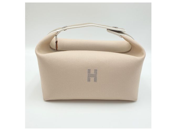Hermès Pochette Bride-a-Brac GM Naturel Beige Bianco sporco - vista 2