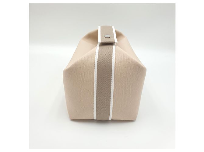 Hermès Pochette Bride-a-Brac GM Naturel Beige Bianco sporco - vista 7