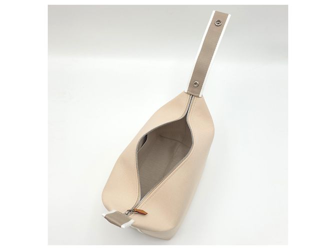 Hermès Pochette Bride-a-Brac GM Naturel Beige Bianco sporco - vista 8