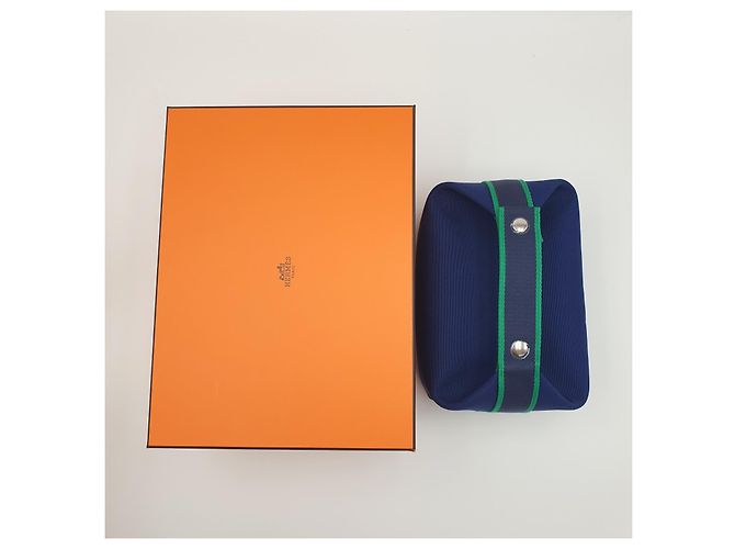 Hermès Pochette Bride-a-Brac GM Blu Marine Blu navy Blu scuro - vista 9