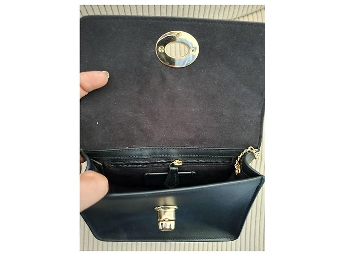 Coach Bowery Borsa Tracolla Pelle Nera Nero - vista 2