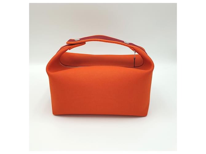 Hermès Pochette Bride-a-Brac GM Orange Feu Arancione - vista 3