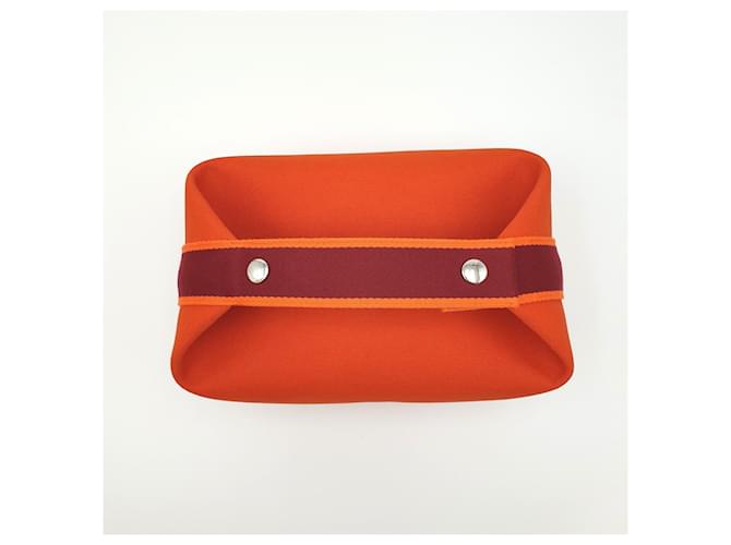 Hermès Pochette Bride-a-Brac GM Orange Feu Arancione - vista 4