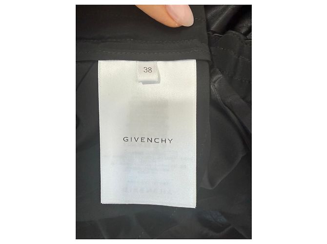Givenchy weite Hose aus Viskose und Polyester, Schwarz - Ansicht 4