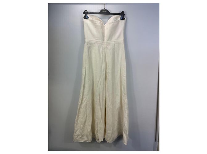 Mara Hoffman Trägerloses Maxikleid Weiß - Ansicht 2