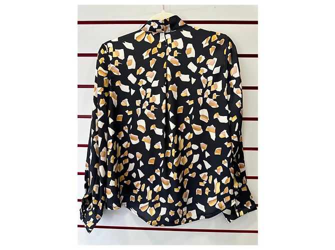 Autre Marque Blusa Sweewë con estampado abstracto Negro Blanco Multicolor Amarillo - vista 2