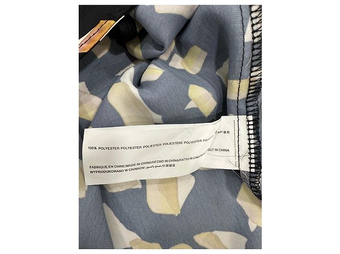Autre Marque Blusa Sweewë con estampado abstracto Negro Blanco Multicolor Amarillo - vista 6