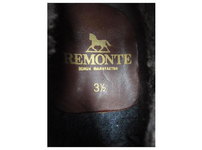 Autre Marque Stivaletti foderati in pelle Remonte Marrone - vista 7