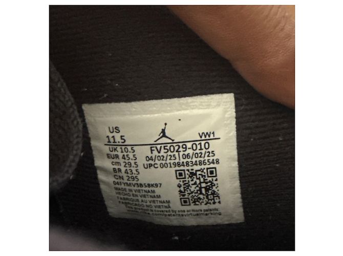 Autre Marque Nike Air Jordan 4 Retro Nero - vista 2