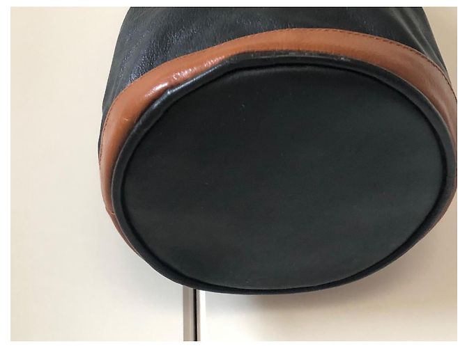 Loewe Borsa bucket Anagram in pelle Marrone Nero - vista 5