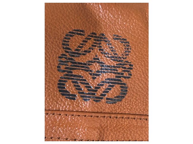 Loewe Borsa bucket Anagram in pelle Marrone Nero - vista 7
