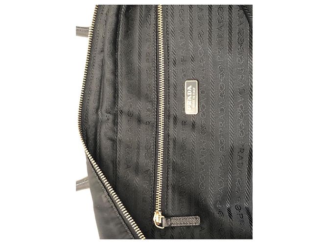 Prada Tessuto Shopper Bag Schwarz - Ansicht 11