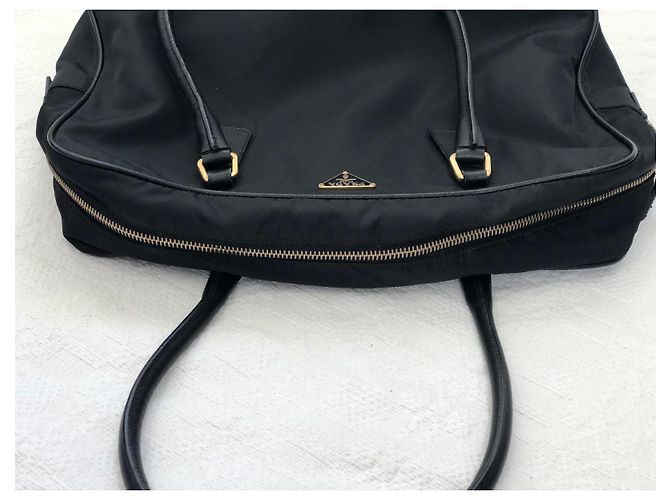 Prada Tessuto Shopper Bag Schwarz - Ansicht 2