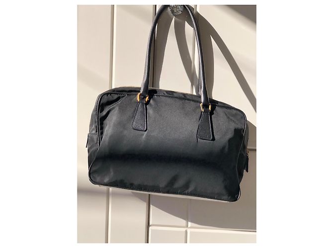 Prada Tessuto Shopper Bag Schwarz - Ansicht 3