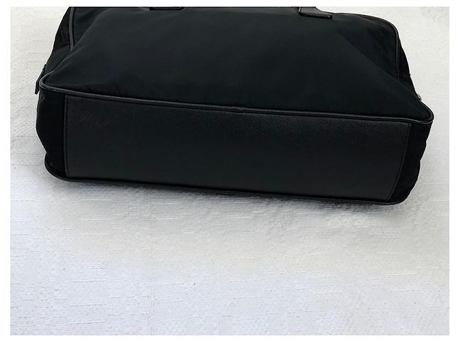 Prada Tessuto Shopper Bag Schwarz - Ansicht 4