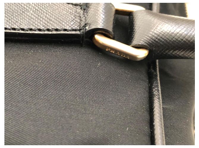 Prada Tessuto Shopper Bag Schwarz - Ansicht 5