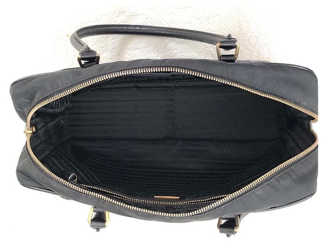 Prada Tessuto Shopper Bag Schwarz - Ansicht 7