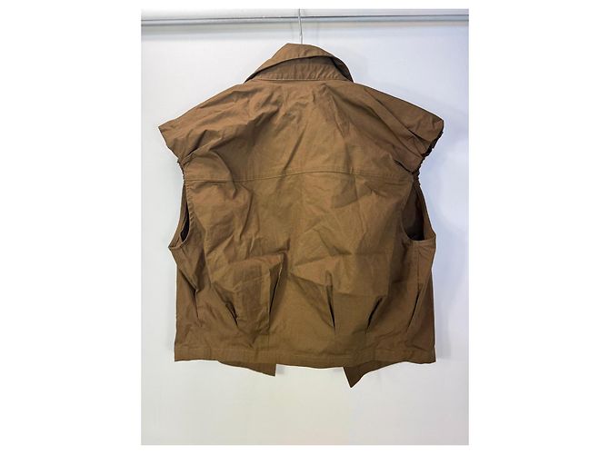 Autre Marque Camila Coelho Camicia corta in misto cotone marrone - vista 2