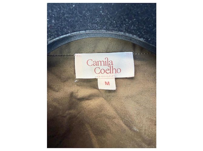 Autre Marque Camila Coelho Camicia corta in misto cotone marrone - vista 4