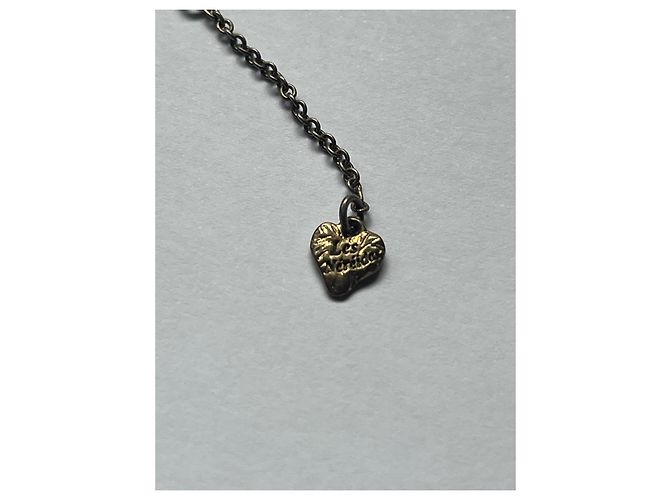 Les Nereides Les Néréides Bracciale fantasia cuore e fiocco Bianco Gold hardware - vista 3