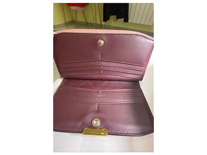 Cartera Burberry de piel rosa - vista 7