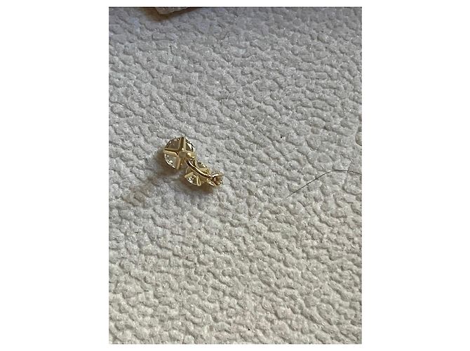 Autre Marque Orecchini a lobo Cluster in oro giallo 9k e diamanti D'oro - vista 11