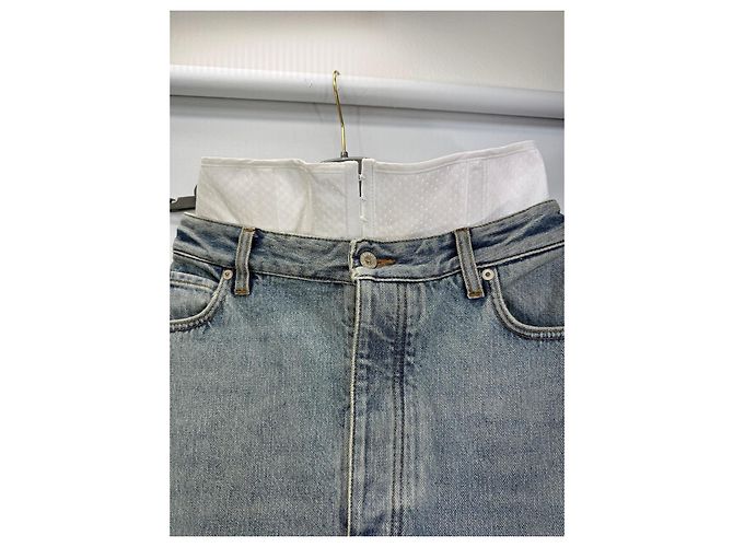 Jeans a gamba larga Loewe Blu - vista 4