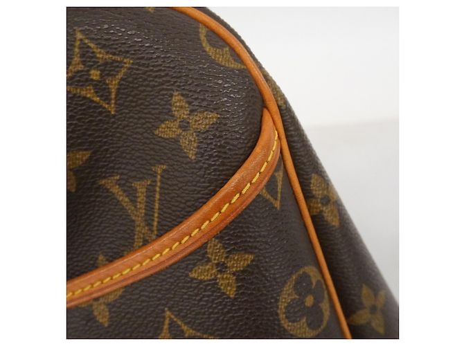 Borsa Louis Vuitton Monogram Deauville Marrone - vista 10