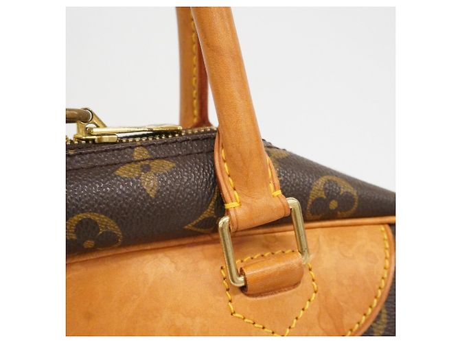 Borsa Louis Vuitton Monogram Deauville Marrone - vista 11