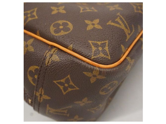 Borsa Louis Vuitton Monogram Deauville Marrone - vista 7
