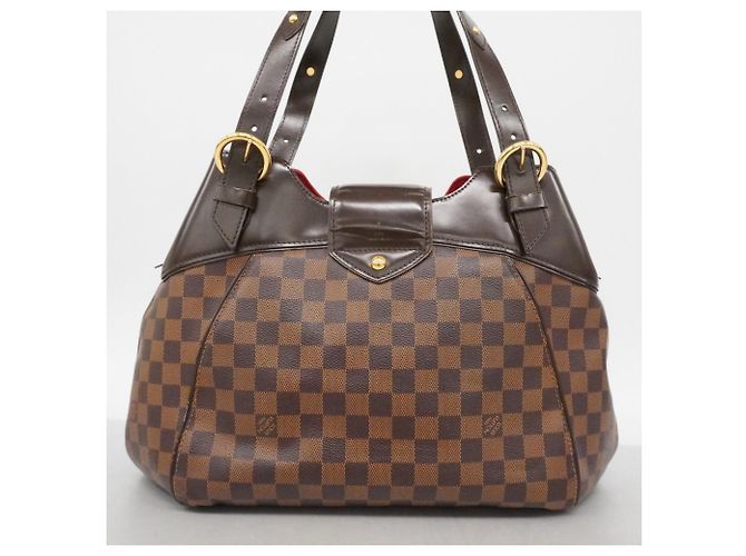 Borsa a Spalla Louis Vuitton Damier Sistina GM Damier ebene - vista 17