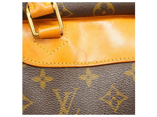 Borsa Louis Vuitton Monogram Deauville Marrone - vista 10
