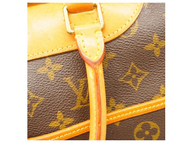 Borsa Louis Vuitton Monogram Deauville Marrone - vista 11