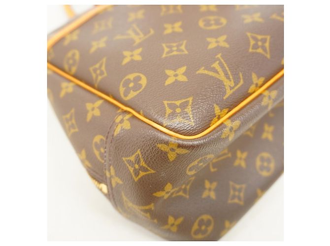 Borsa Louis Vuitton Monogram Deauville Marrone - vista 6