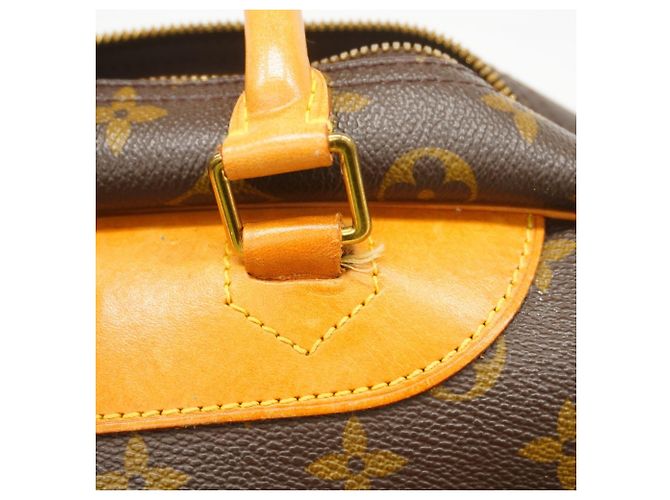 Borsa Louis Vuitton Monogram Deauville Marrone - vista 8