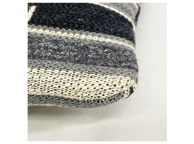 Clutch Chanel Deauville Marrone Nero - vista 8