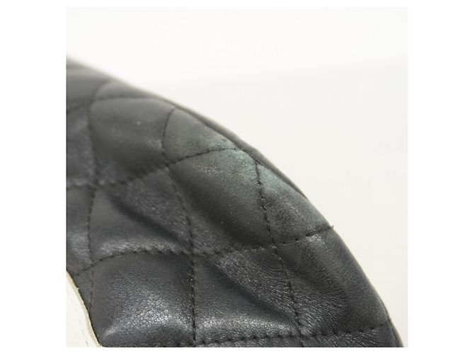 Chanel Cambon Shopper aus Lammleder Schwarz Weiß - Ansicht 7