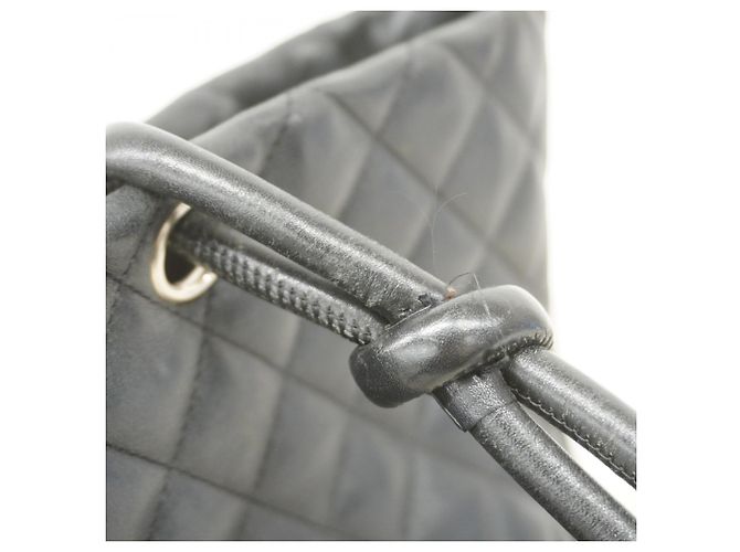 Chanel Cambon Shopper aus Lammleder Schwarz Weiß - Ansicht 9