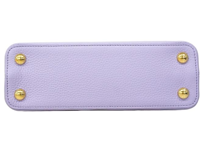 Borsa Louis Vuitton Capucines BB Porpora - vista 3