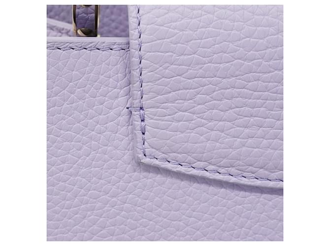 Borsa Louis Vuitton Capucines BB Porpora - vista 8