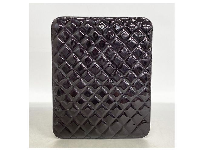 Custodia iPad in pelle verniciata matelassé Chanel - vista 6