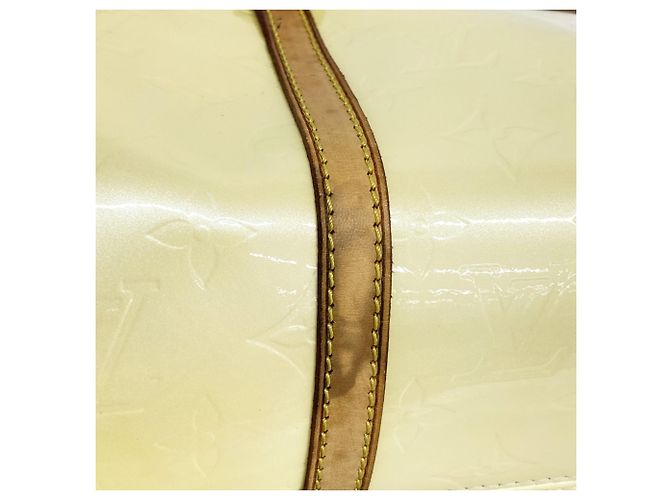 Borsa Louis Vuitton Vernis Bedford Bianco - vista 6
