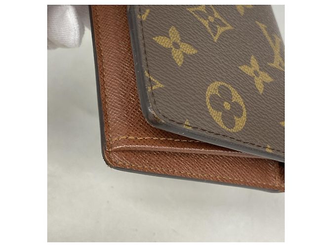 Portafoglio lungo Louis Vuitton Monogram Brazza Marrone - vista 6
