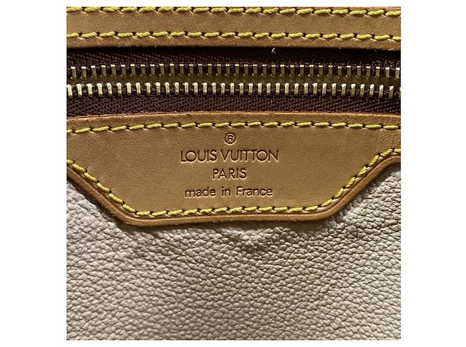 Borsa Tote Louis Vuitton Monogram Bucket PM Marrone - vista 5