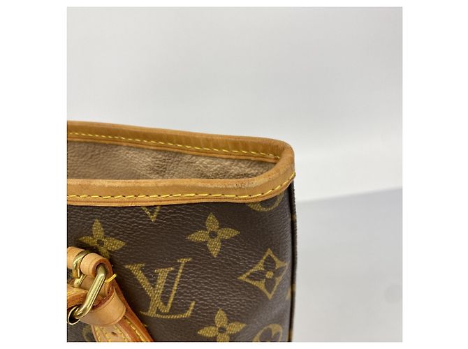 Borsa Tote Louis Vuitton Monogram Bucket PM Marrone - vista 8