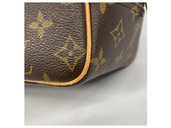 Borsa Louis Vuitton Monogram Deauville Marrone - vista 6