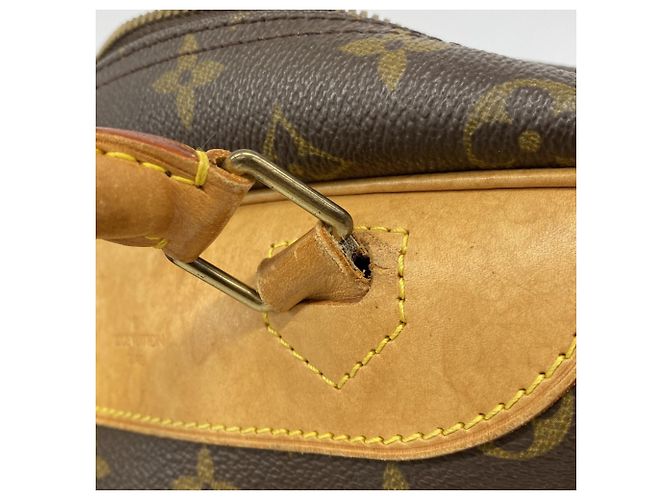 Borsa Louis Vuitton Monogram Deauville Marrone - vista 8