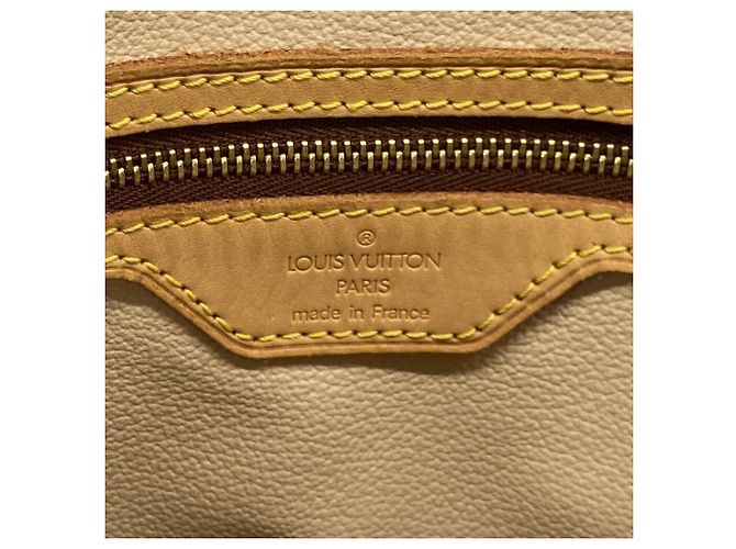 Borsa Tote Louis Vuitton Monogram Bucket GM Marrone - vista 5