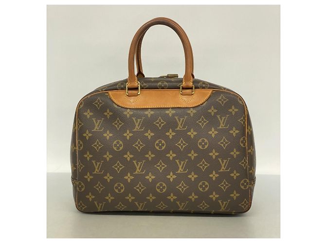 Borsa Louis Vuitton Monogram Deauville Marrone - vista 10
