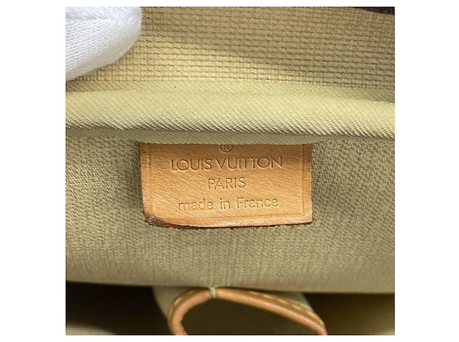 Borsa Louis Vuitton Monogram Deauville Marrone - vista 5